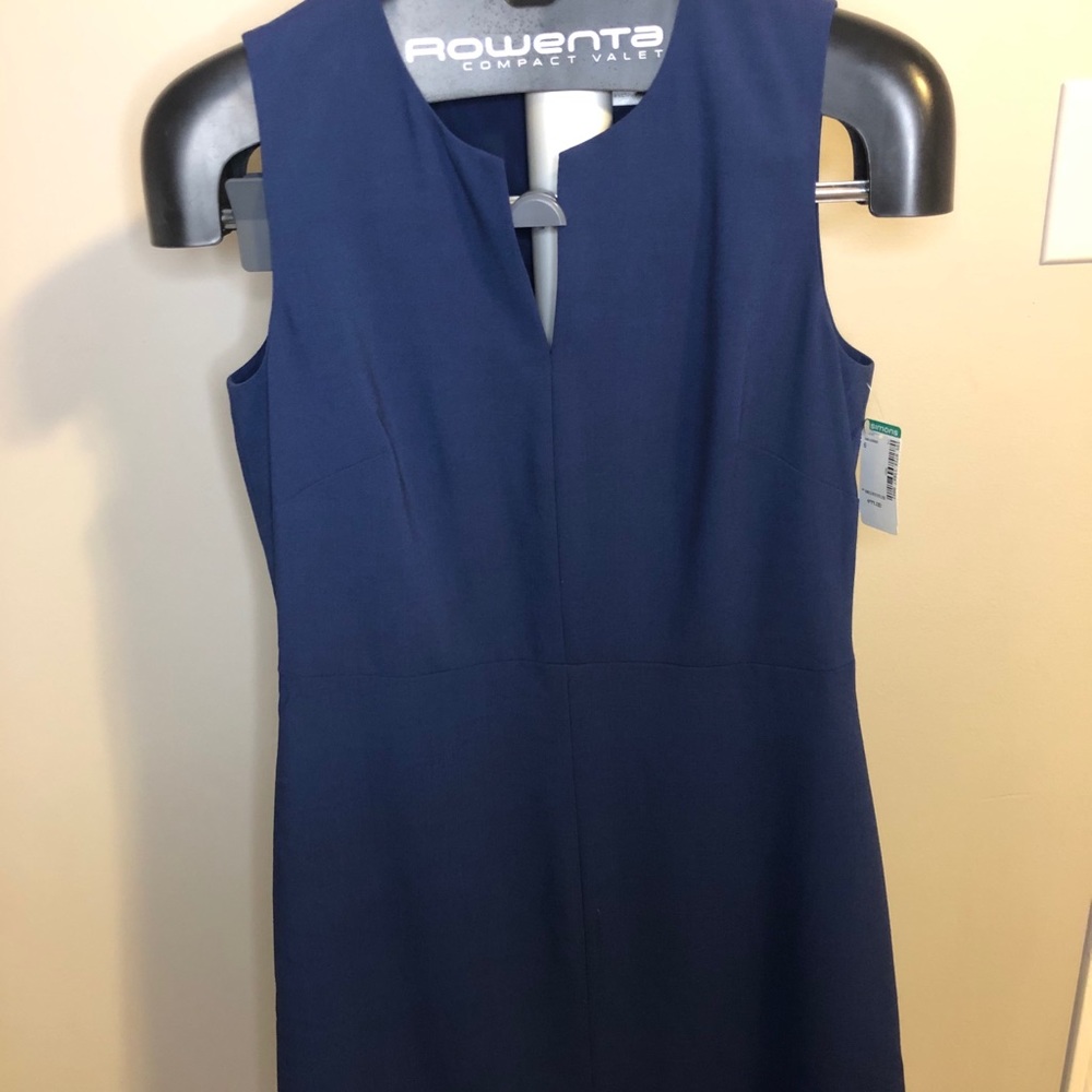 Simon’s midi sleeveless royal blue dress